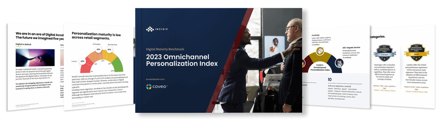 Omnichannel Personalization Index 2023 Report by Coveo - Hero image