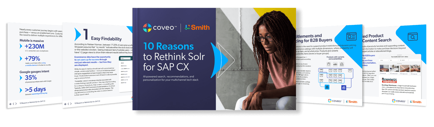 Reasons To Rethink Solr For SAP CX with Coveo