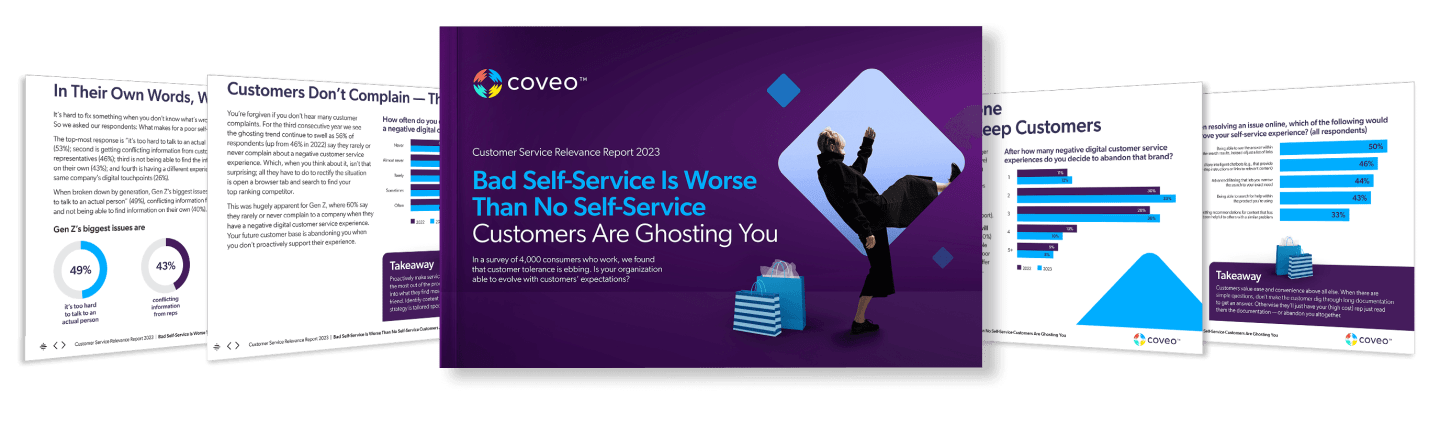 Customer Service Relevance Report 2023 - By Coveo