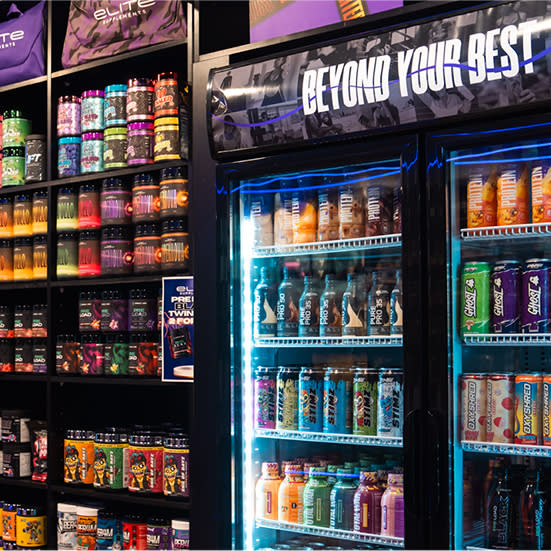 Shop containing many supplements