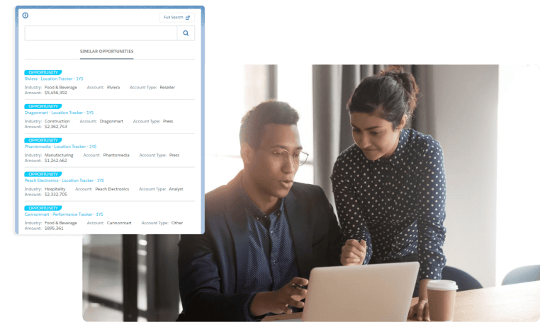 Get proactive sales insights at every search on Salesforce sales cloud
