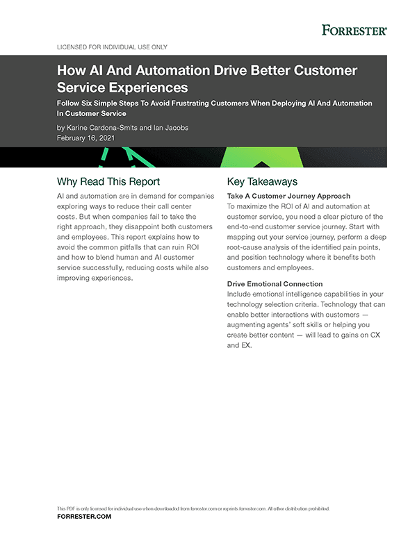 Report AI Forrester