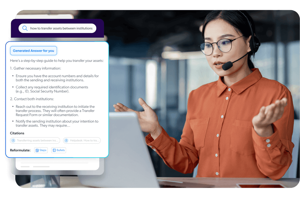 Generative answering