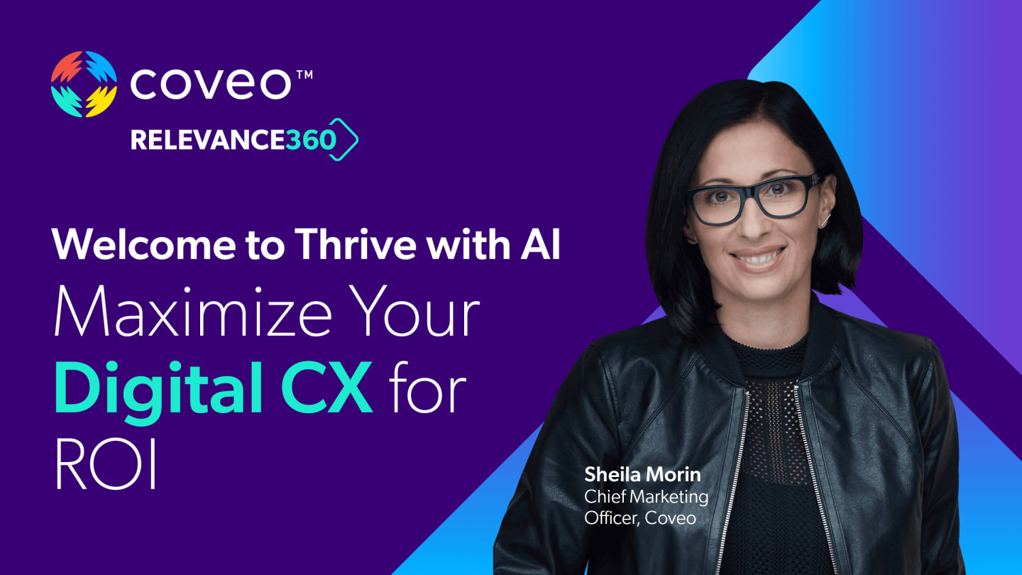 Relevance 360 - Welcome to Thrive with Al