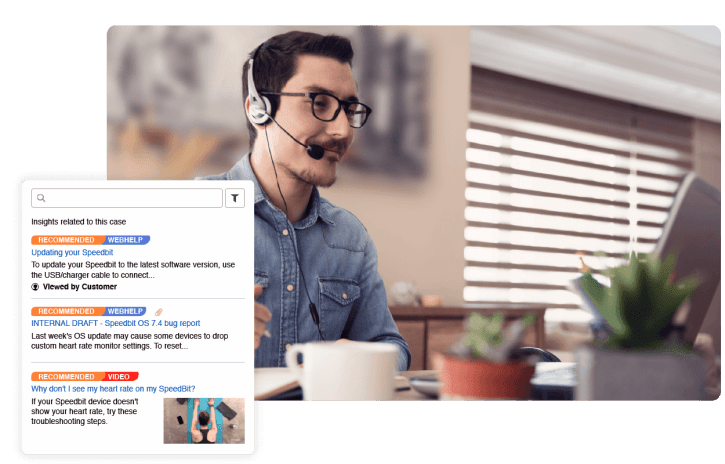 Quick resolution call center support with Zendesk knowledge base API by Coveo.