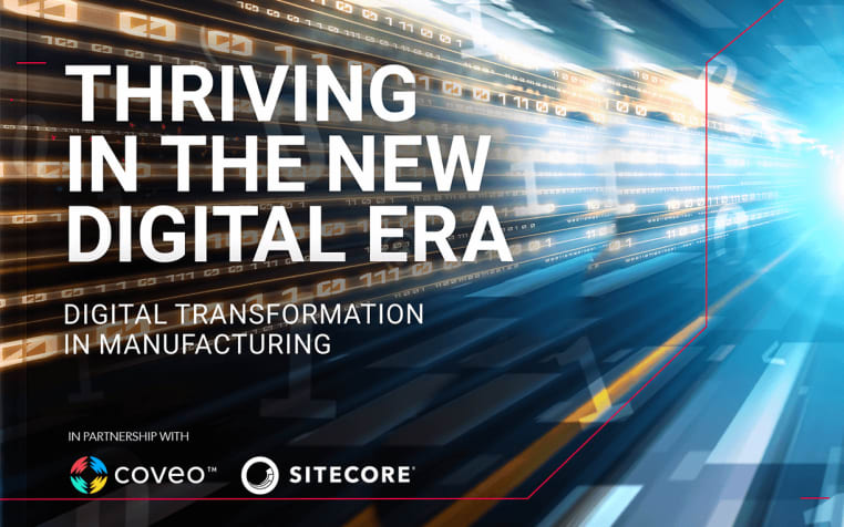 Digital Transformation Manufacturing Report 2021 by Coveo