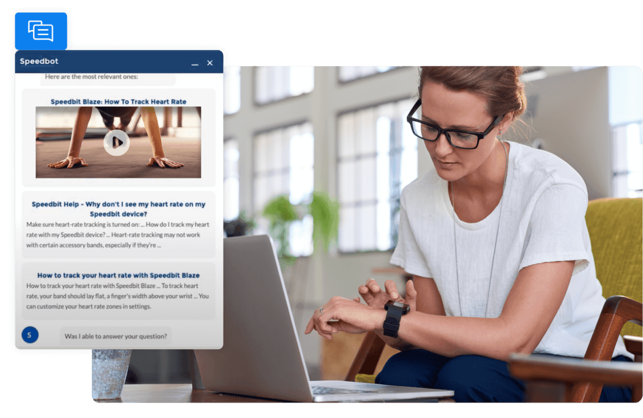 Power up your chatbot with AI customer service chats.