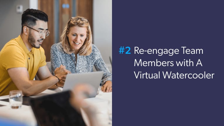 Providing teams with relevant information to do their work efficiently helps improve employee engagement.