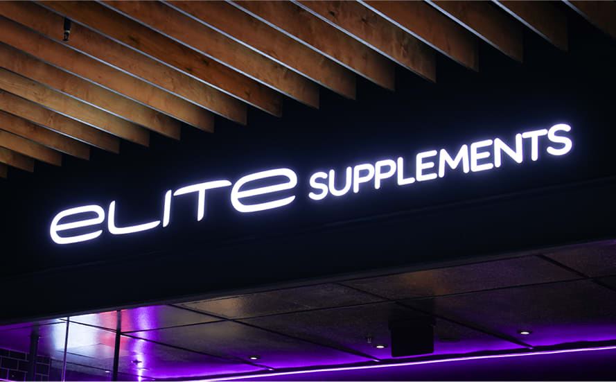 Shop window sign