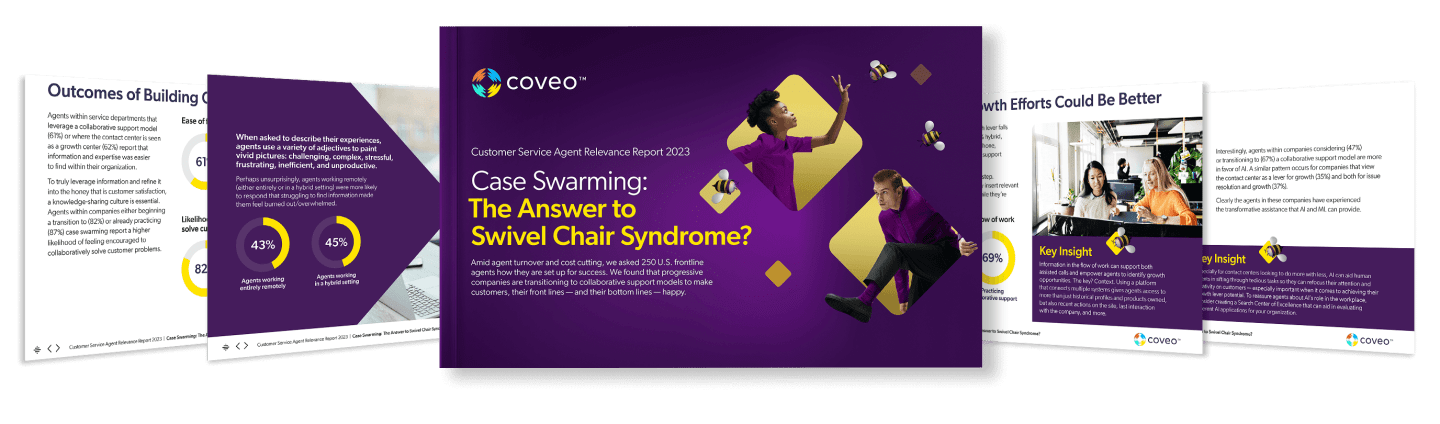 Customer Service Agents Relevance Report 2023 by Coveo 