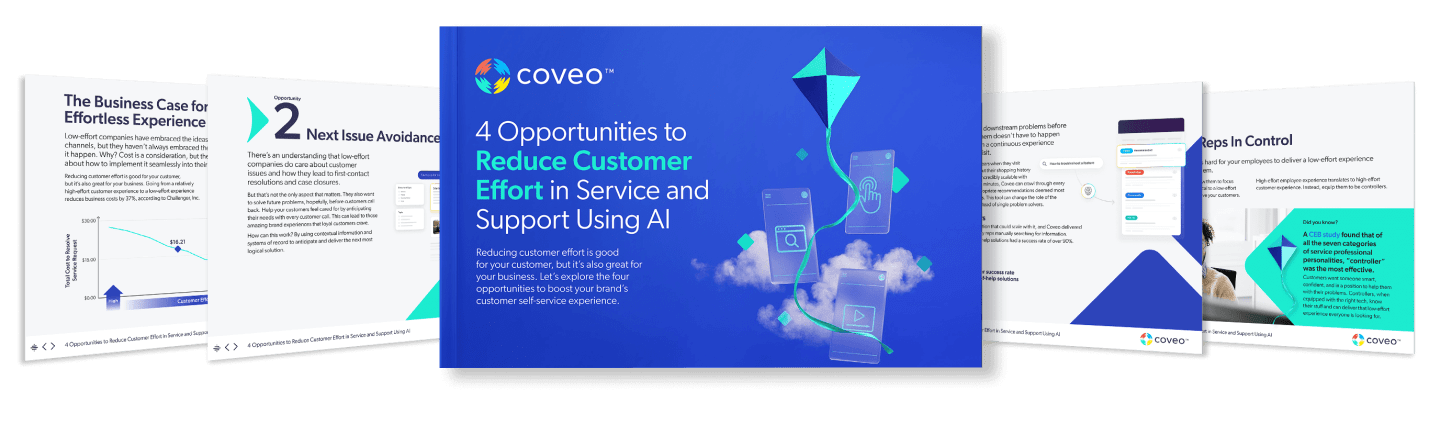 Decrease support costs and raise customer satisfaction with Coveo AI.