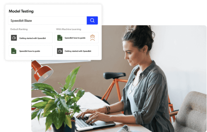 Model Testing screenshot. AI-powered search solutions that allow easy relevance tuning.