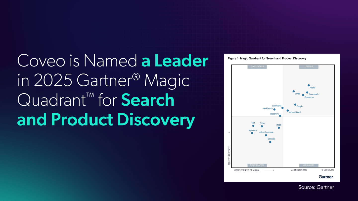 Gartner Magic Quadrant for Search and Product Discovery
