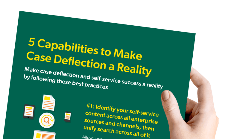 Best practices for successful case deflection and self-service.