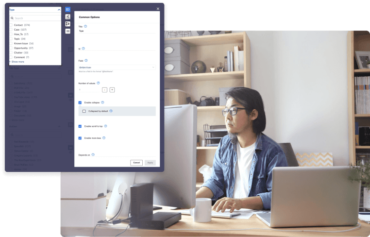 A modern and unified search experience with Coveo.