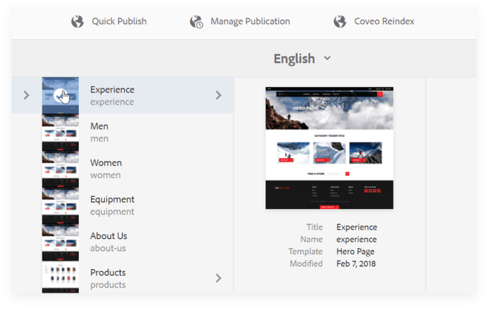 Adobe experience manager integrations by Coveo