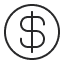 Dollar Coin Icon