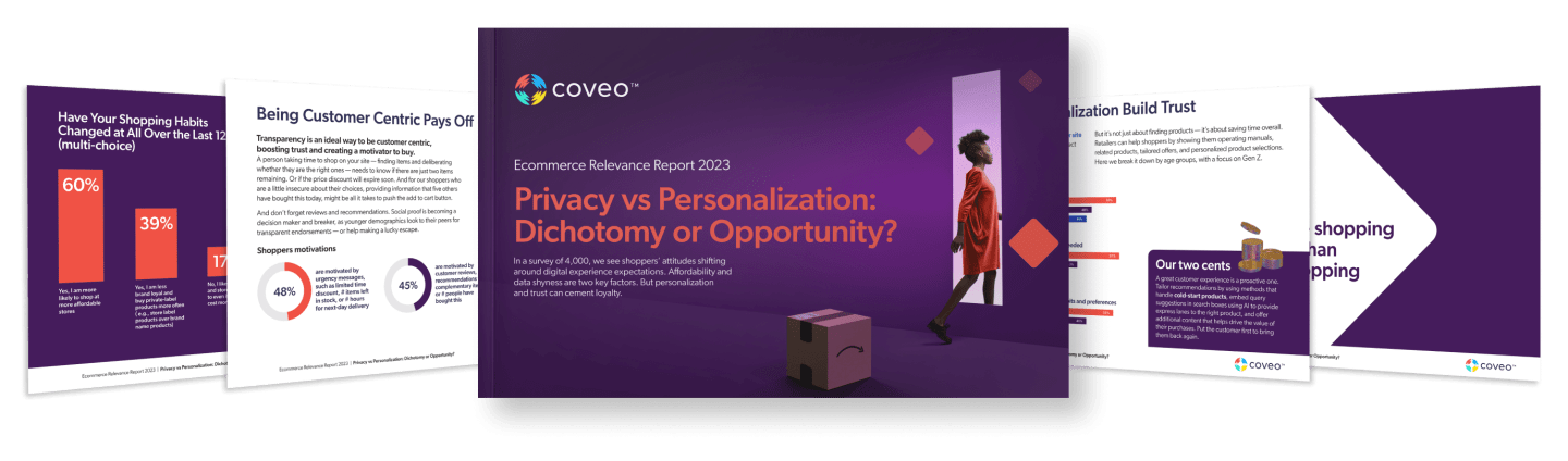 2023 Ecommerce Relevance Report - Coveo