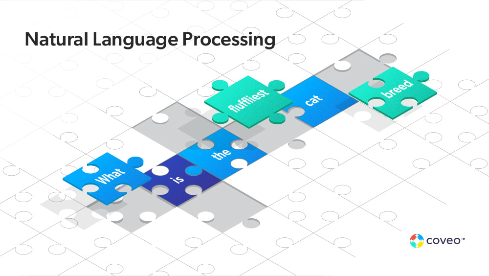 A visual depicts the concept of natural language processing