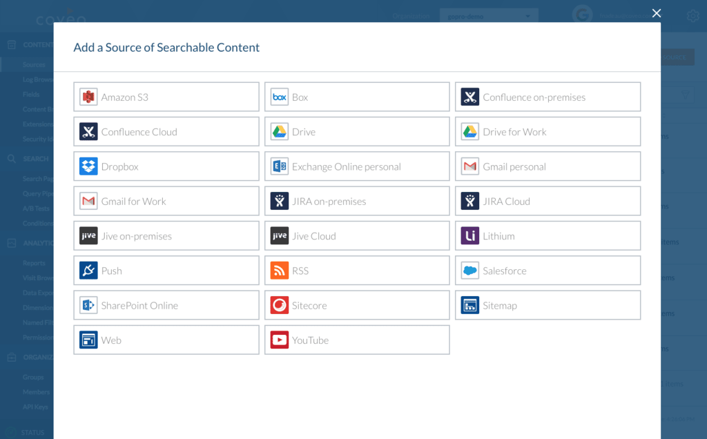 Unified search