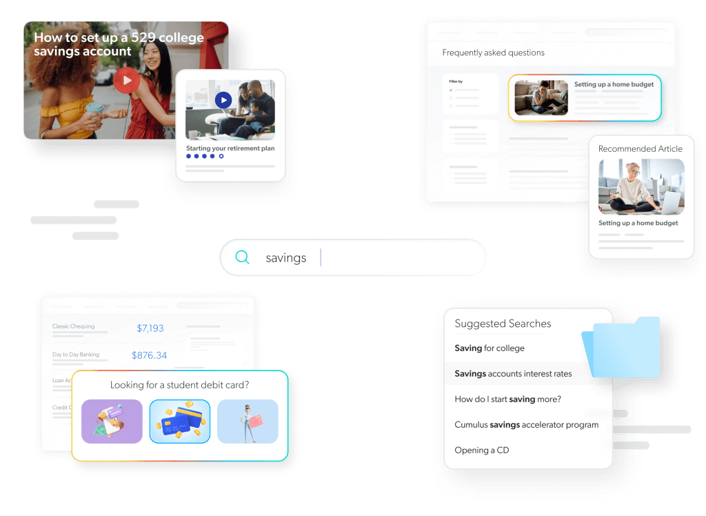 Unified search allows users to ask once and get the most relevant answer — without having to know where to look or how to ask
