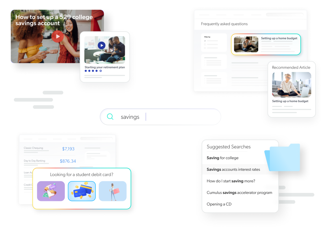 Unified search allows users to ask once and get the most relevant answer — without having to know where to look or how to ask