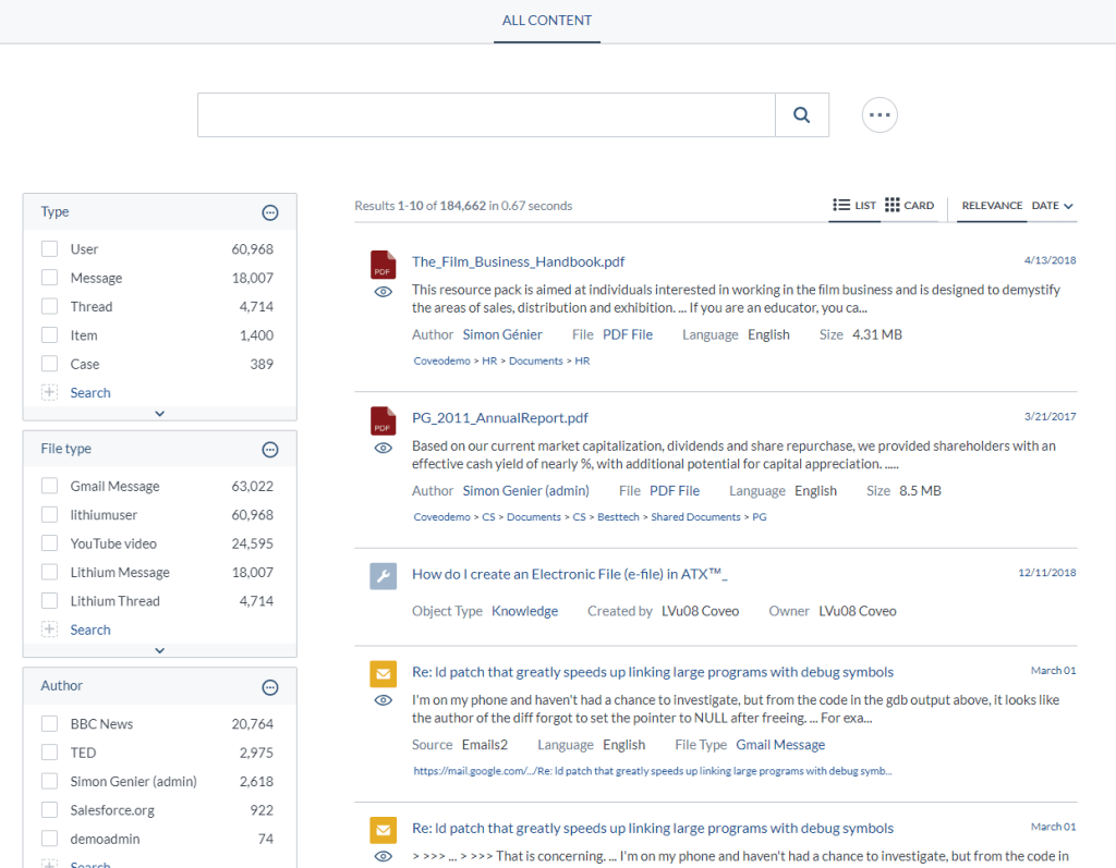 Coveo's JavaScript Search Framework