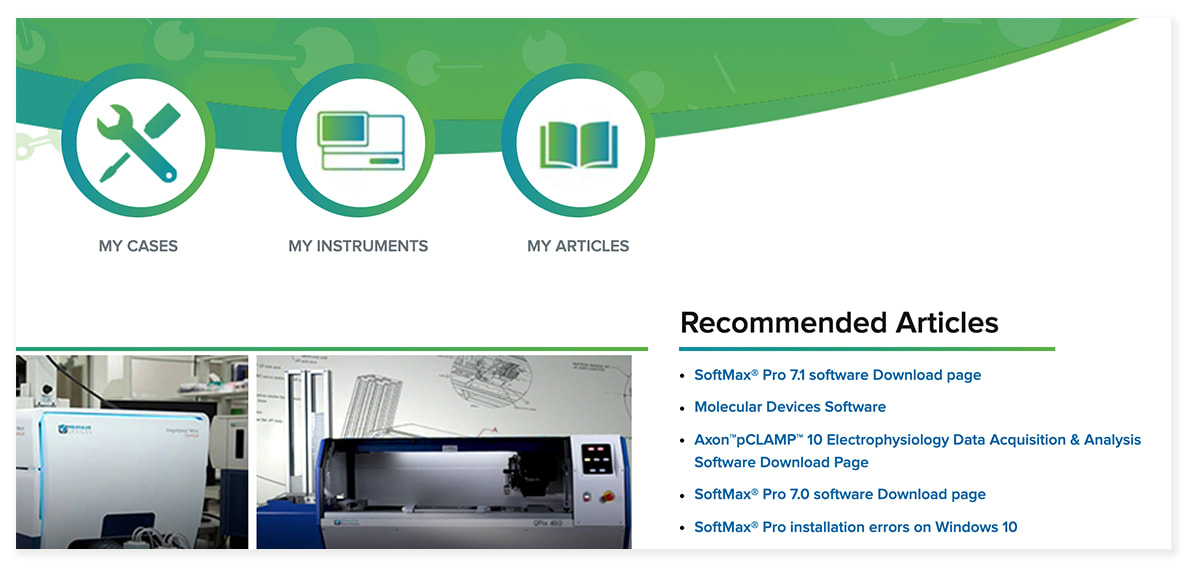 A screenshot depicts a recommended articles widget.