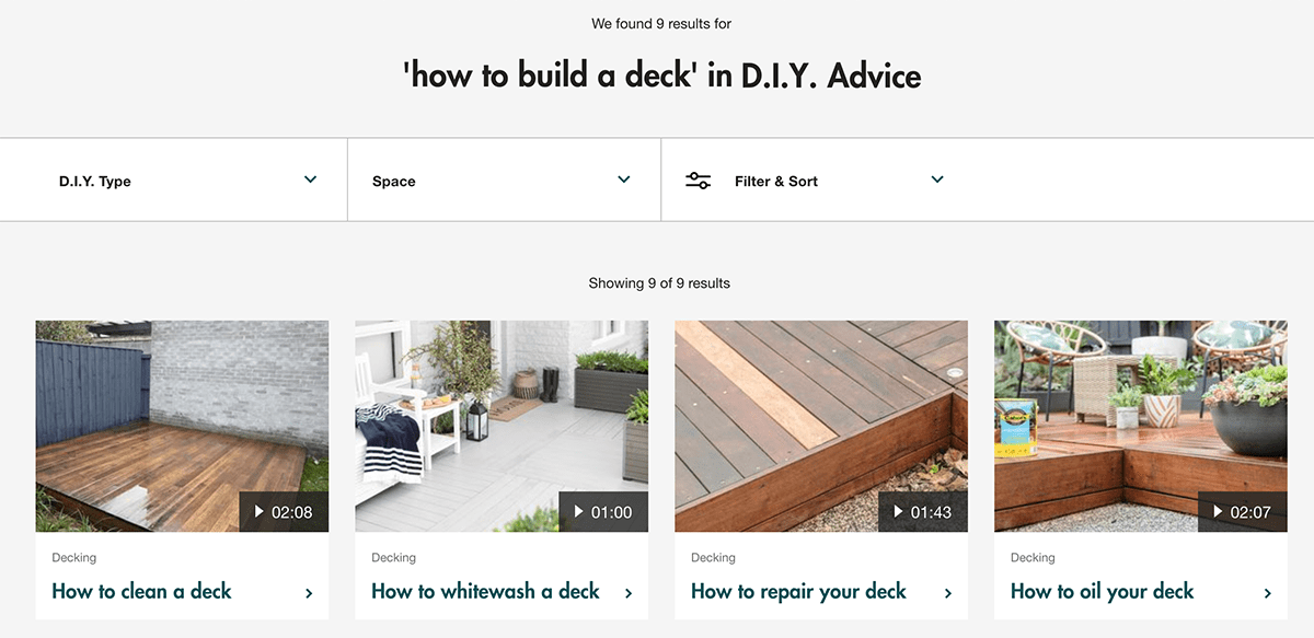 Screen cap of additional DIY information