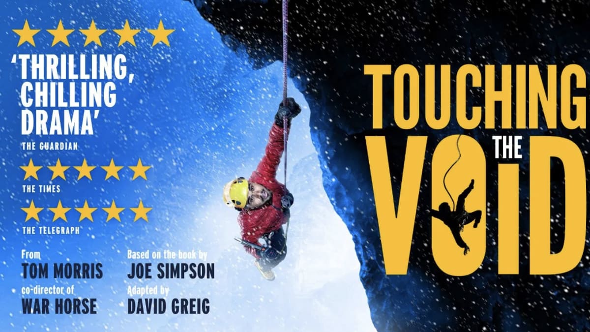 A marketing poster for Touching the Void