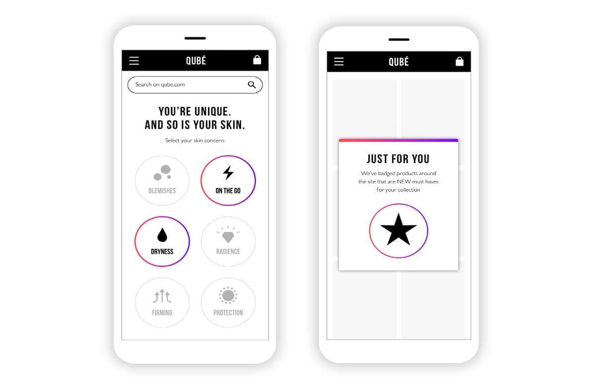 Illustration of mobile app personalization
