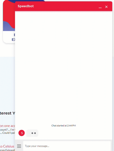A video shows how an intelligent chatbot can retrieve answers from across your content repositories