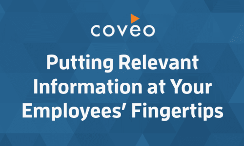 putting relevant information at your employees' fingertips