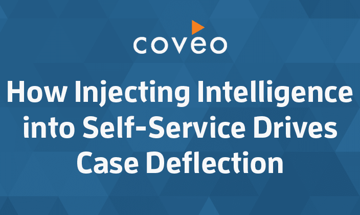 how injecting intelligence into self-service drives case deflection