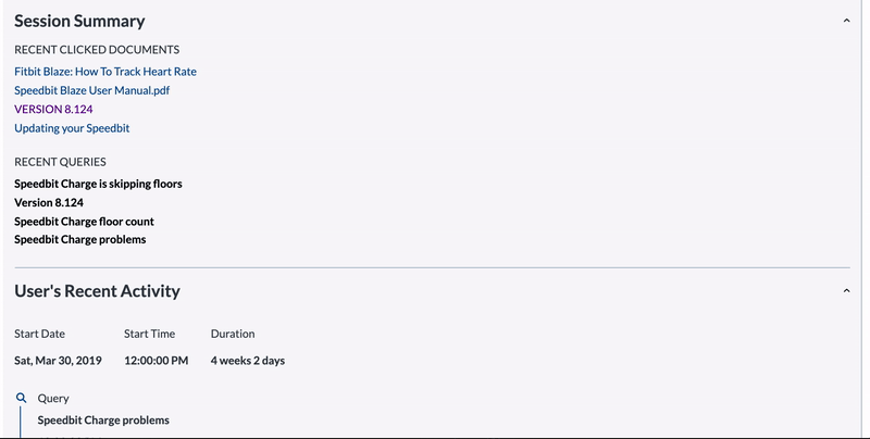 Gif illustrates how insight panels support agent assist with additional information